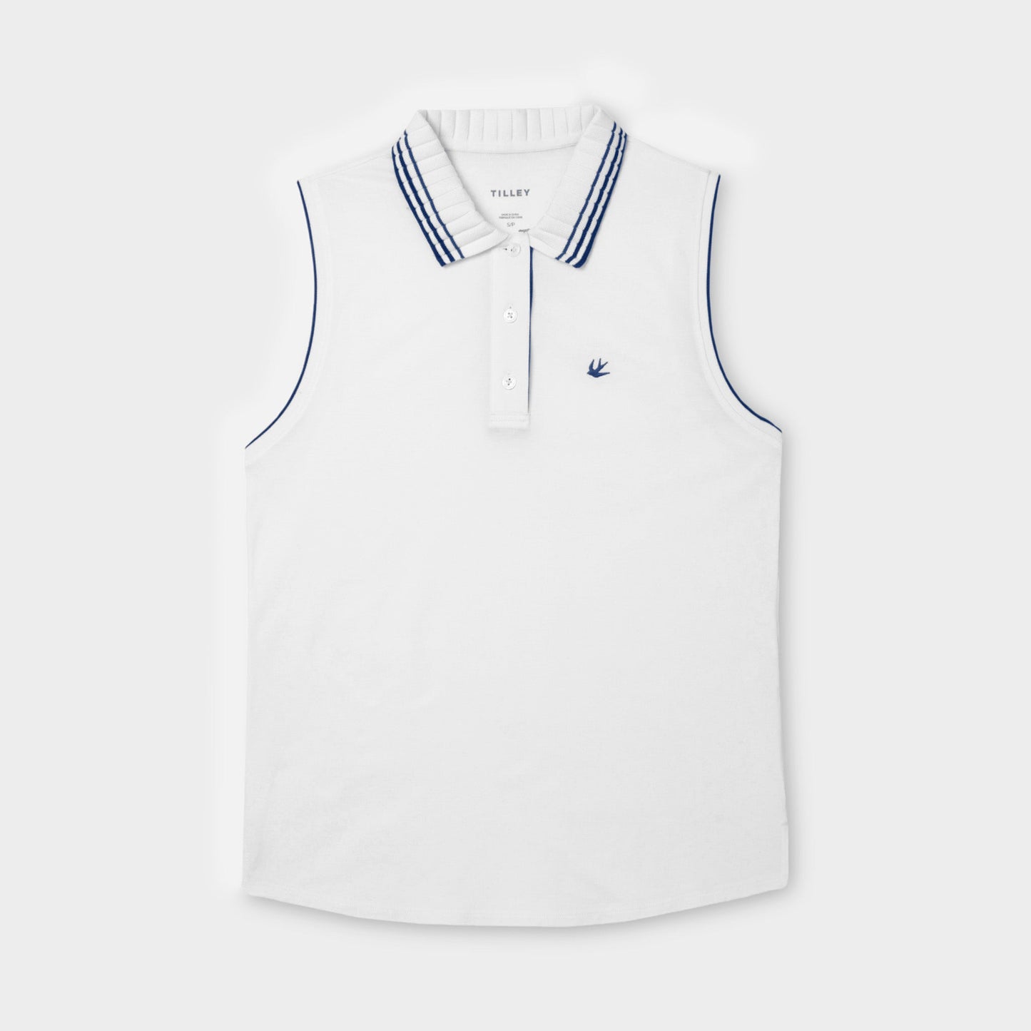 Tilley Supima Pique Sleeveless Polo