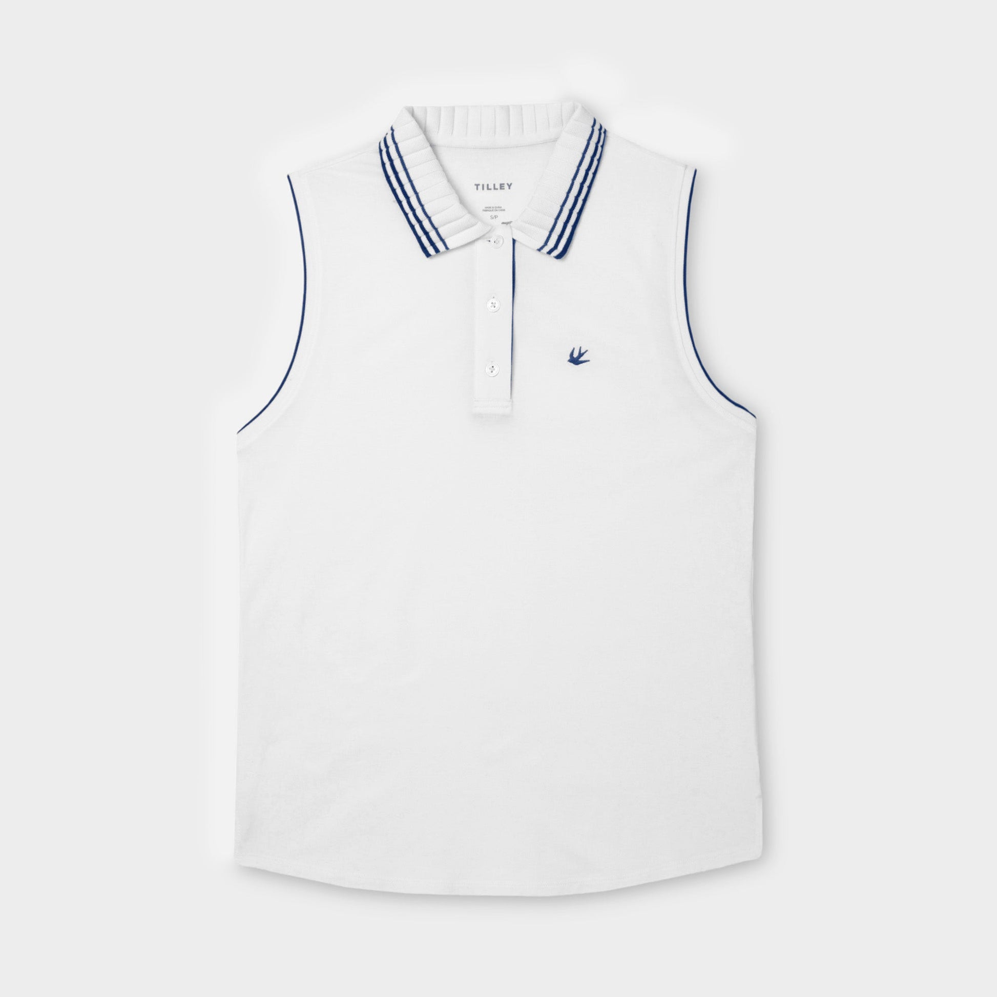 Tilley Supima Pique Sleeveless Polo