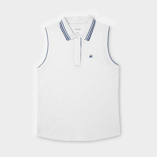 Tilley Supima Pique Sleeveless Polo