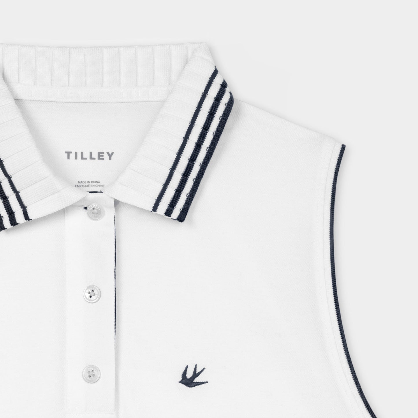 Tilley Supima Pique Sleeveless Polo