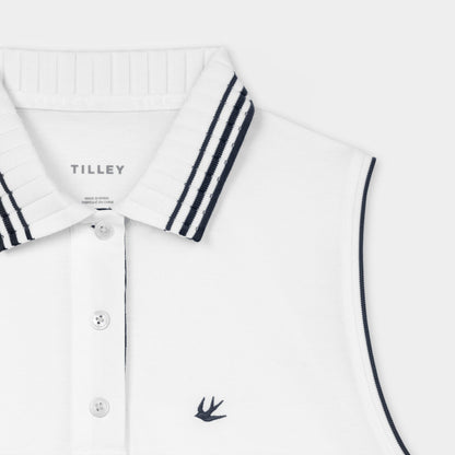 Tilley Supima Pique Sleeveless Polo