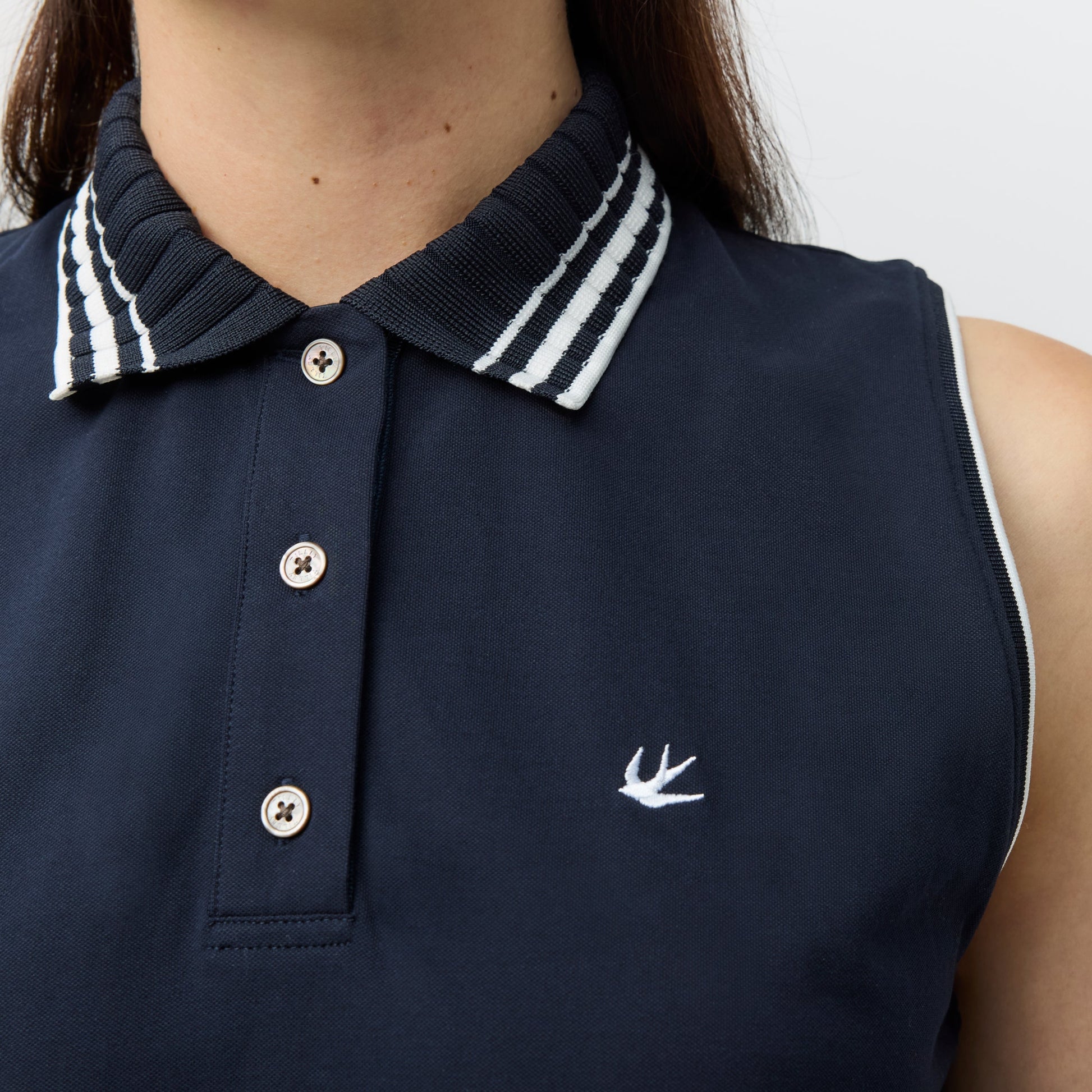 Tilley Supima Pique Sleeveless Polo