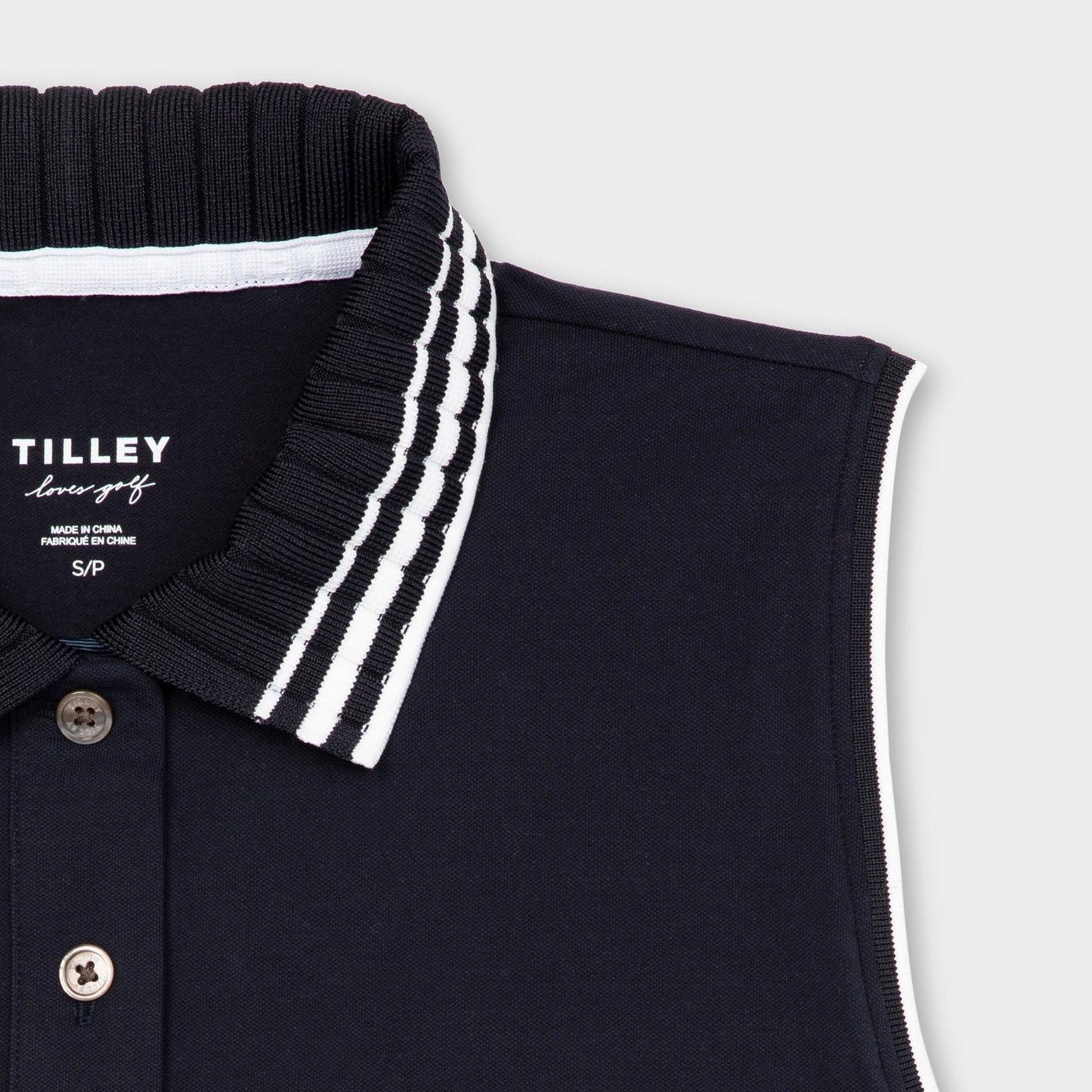 Tilley Supima Pique Sleeveless Polo