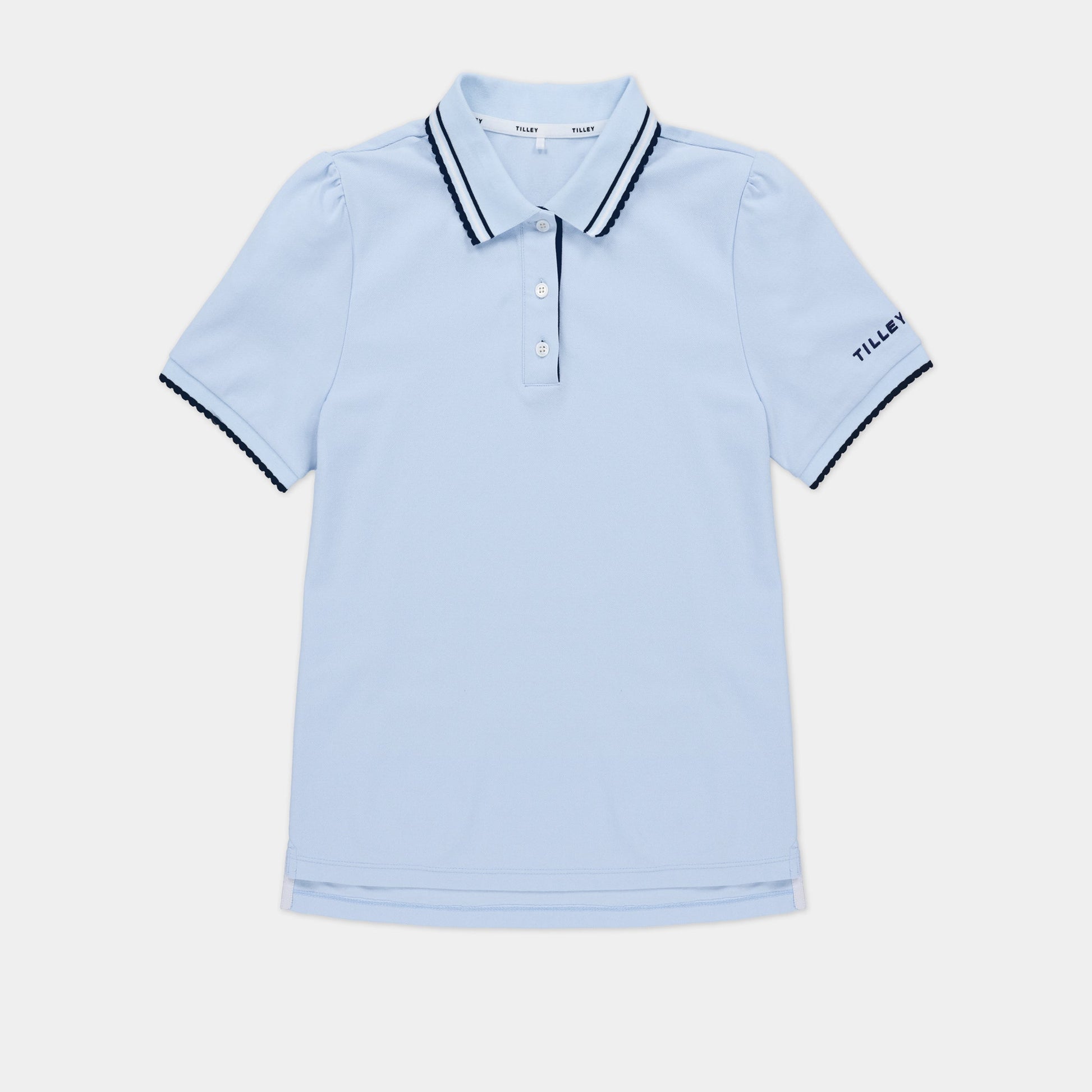 Tilley Preppy Pique Puff Sleeve Polo