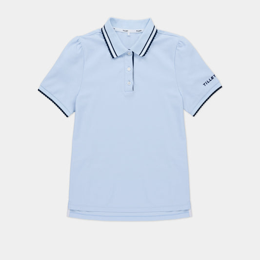 Tilley Preppy Pique Puff Sleeve Polo