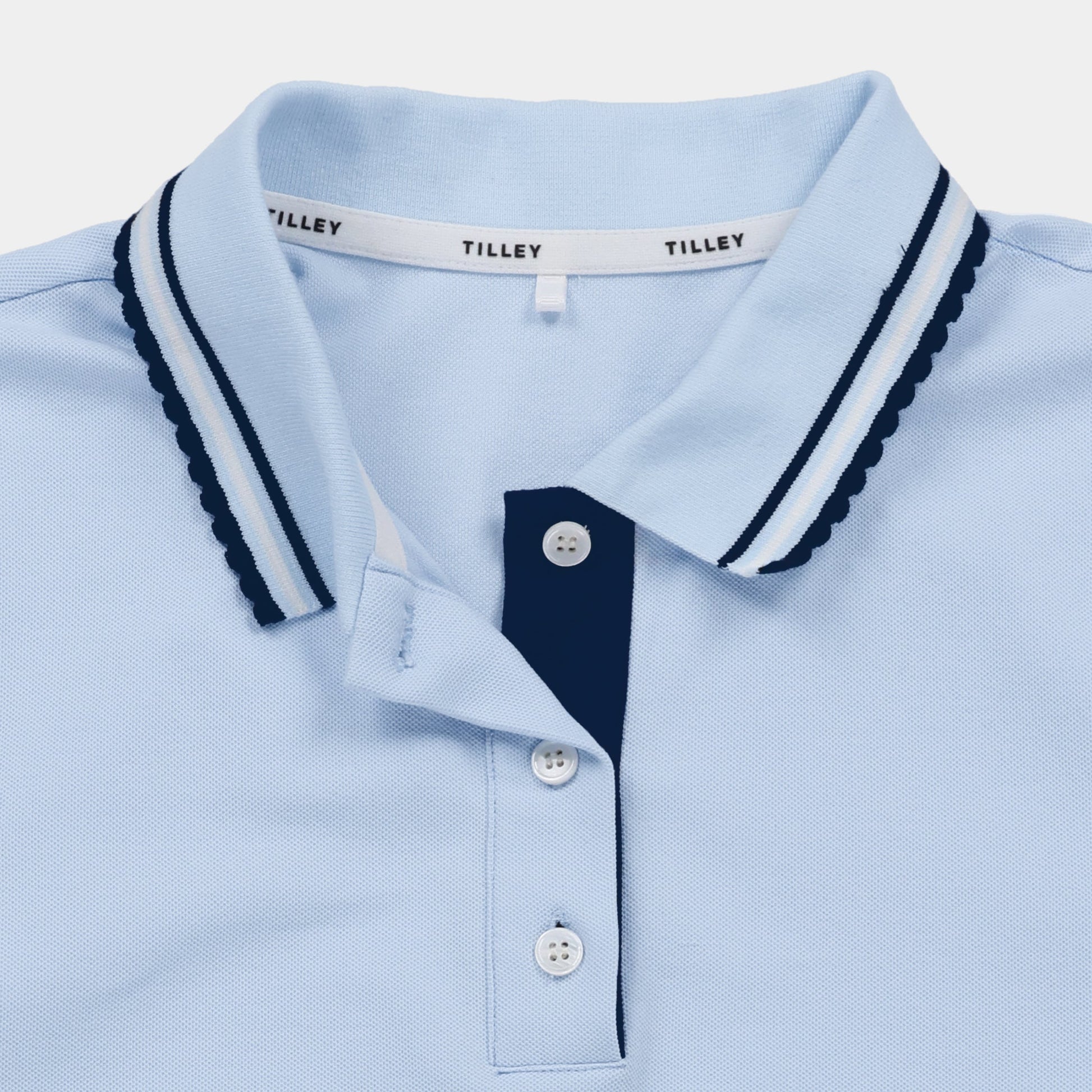 Tilley Preppy Pique Puff Sleeve Polo