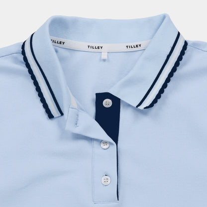 Tilley Preppy Pique Puff Sleeve Polo