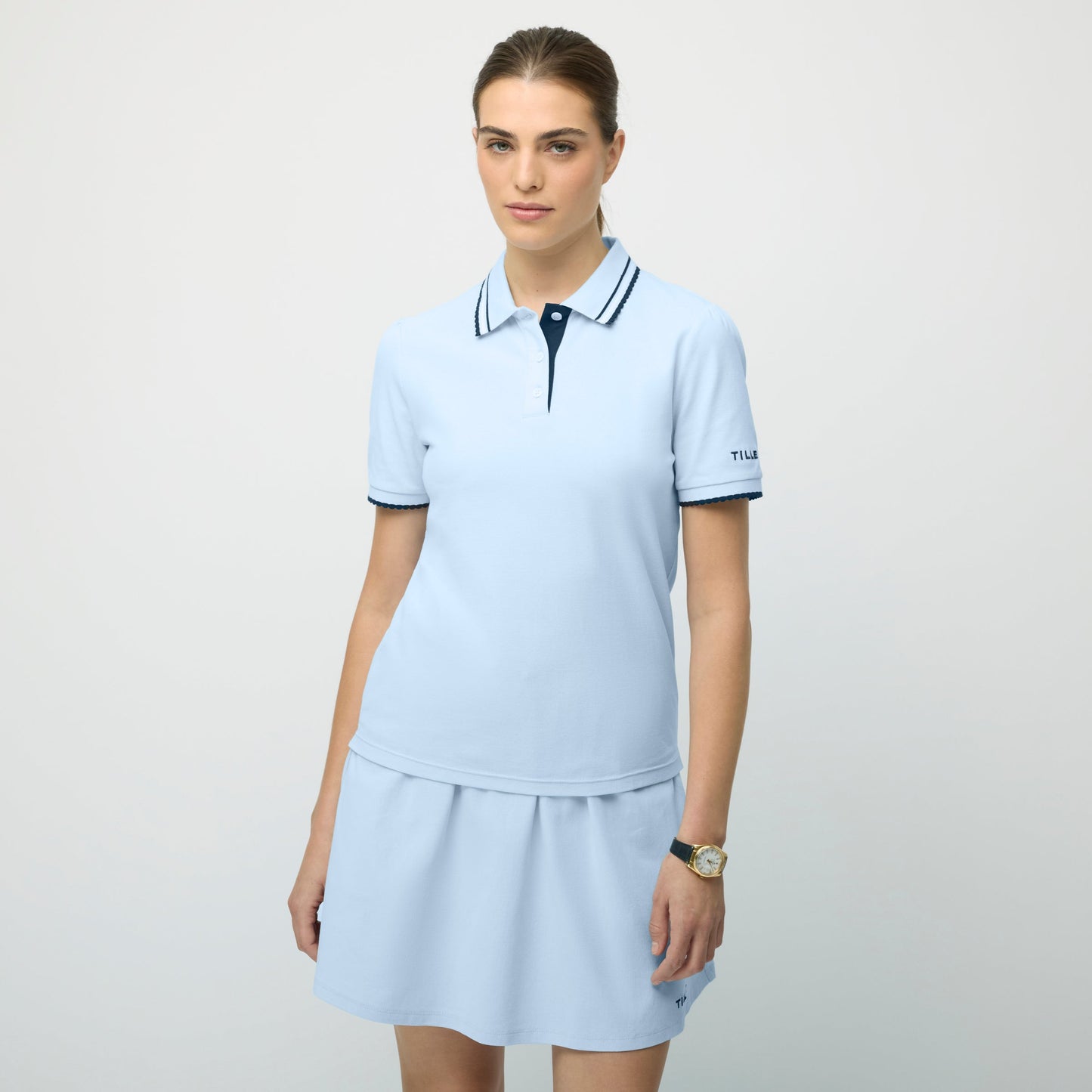 Tilley Preppy Pique Puff Sleeve Polo
