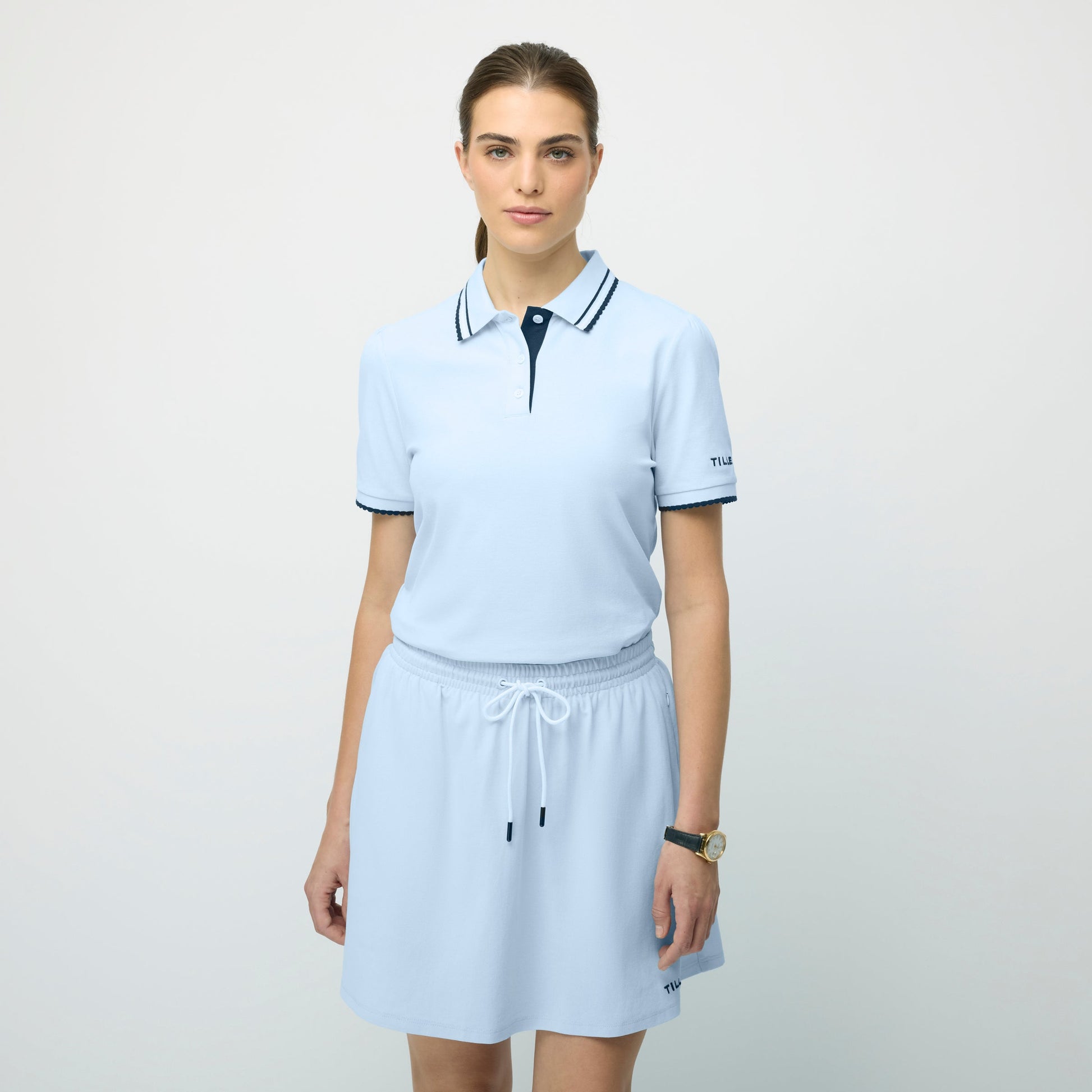 Tilley Preppy Pique Puff Sleeve Polo