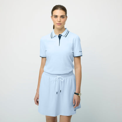 Tilley Preppy Pique Puff Sleeve Polo