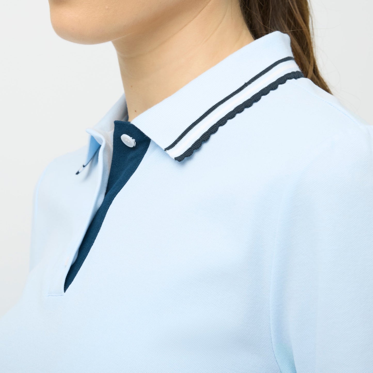 Tilley Preppy Pique Puff Sleeve Polo