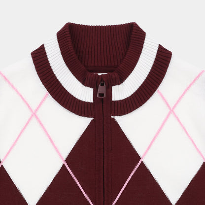 Tilley Argyle Full Zip Sweater