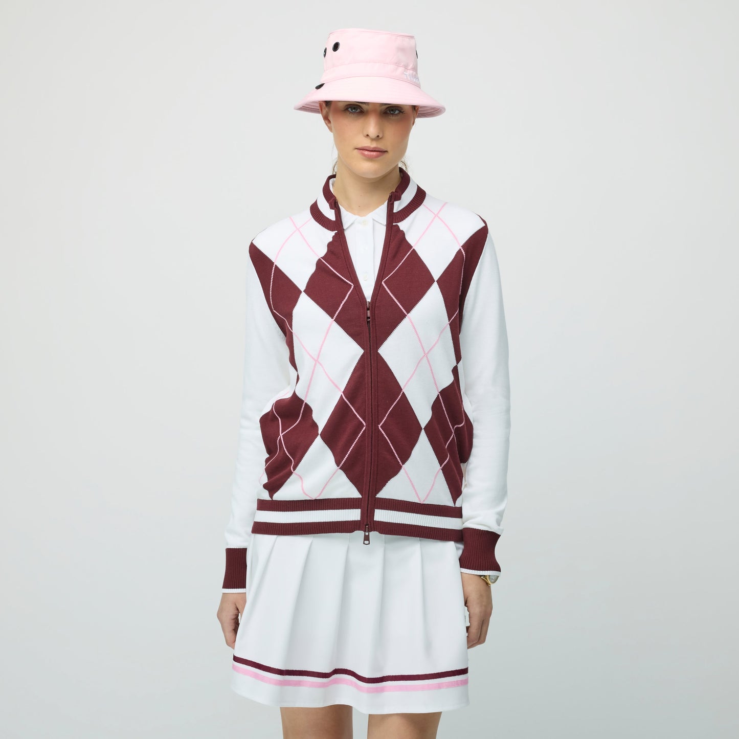 Tilley Argyle Full Zip Sweater