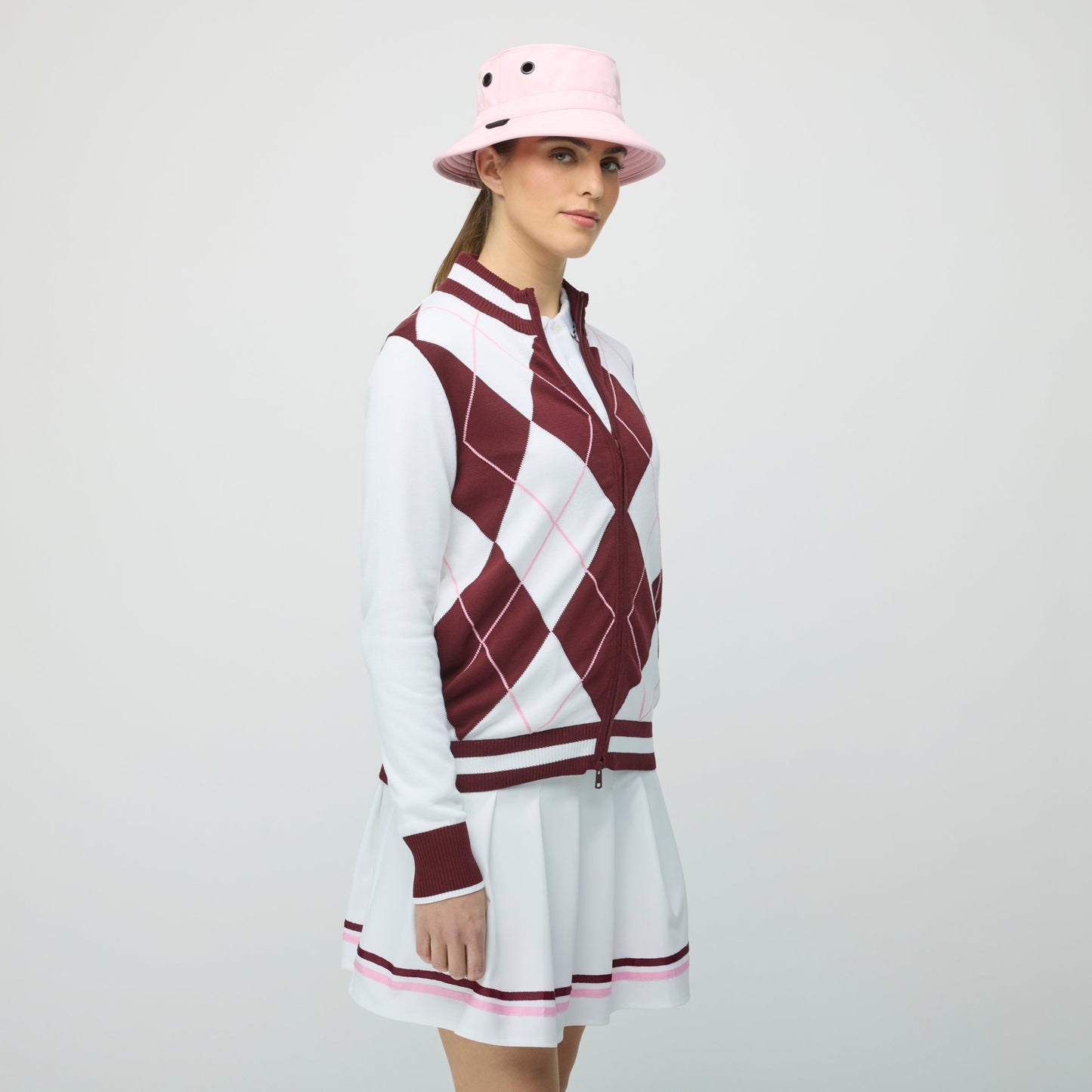 Tilley Argyle Full Zip Sweater