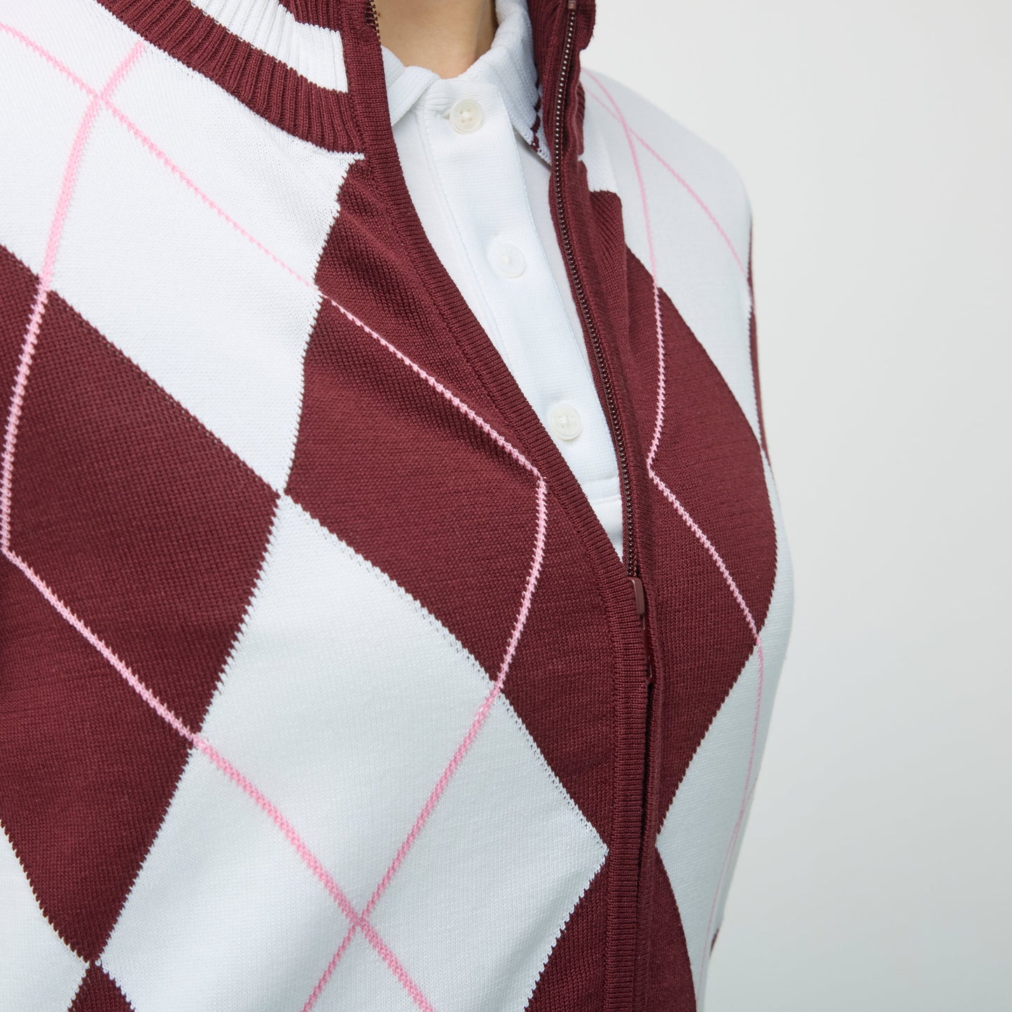 Tilley Argyle Full Zip Sweater