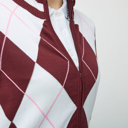 Tilley Argyle Full Zip Sweater