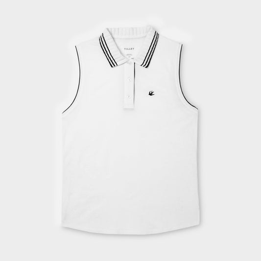 Tilley Supima Pique Sleeveless Polo
