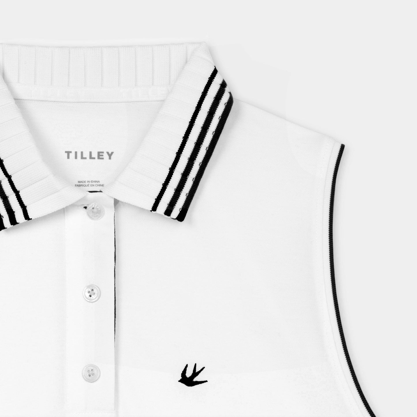 Tilley Supima Pique Sleeveless Polo