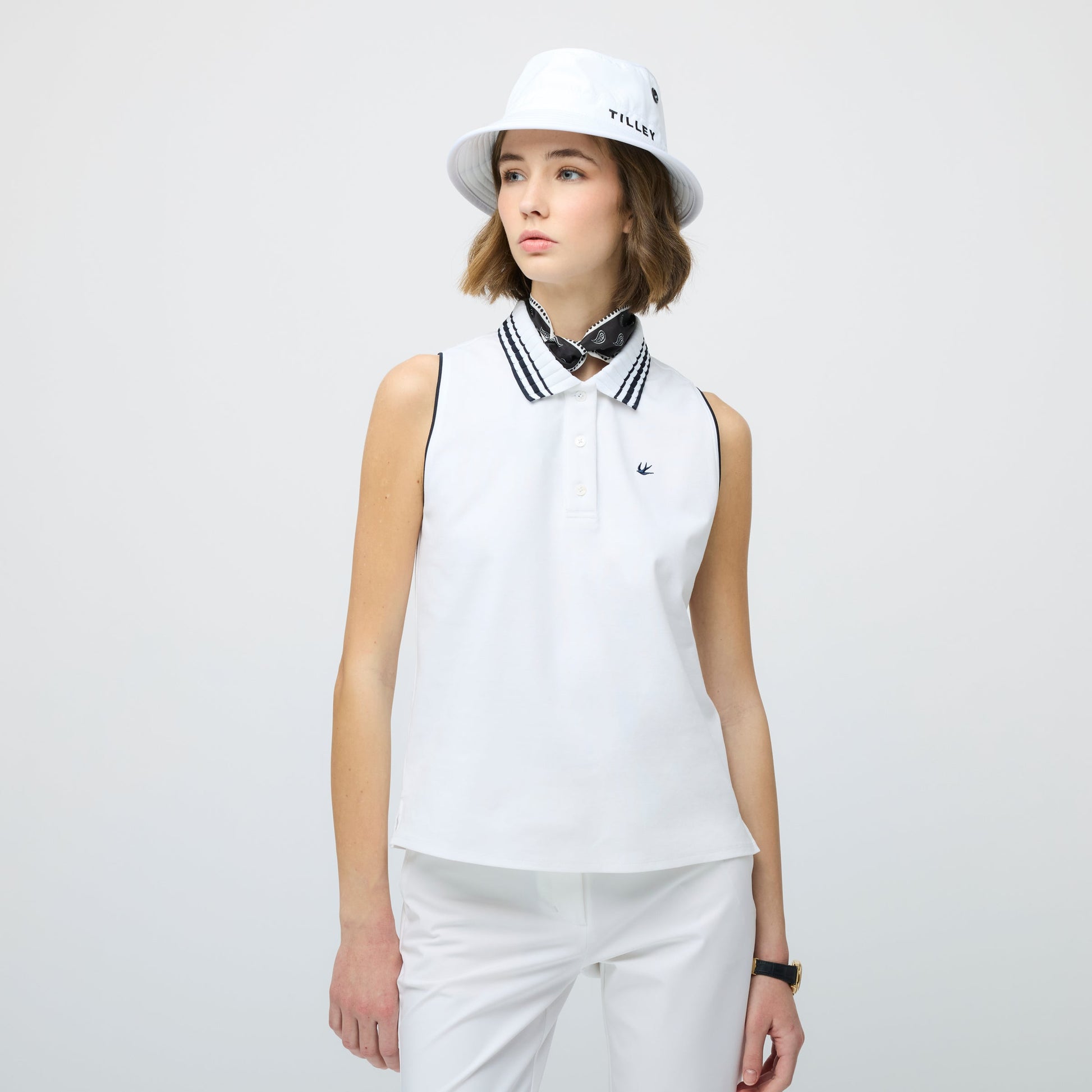 Tilley Supima Pique Sleeveless Polo