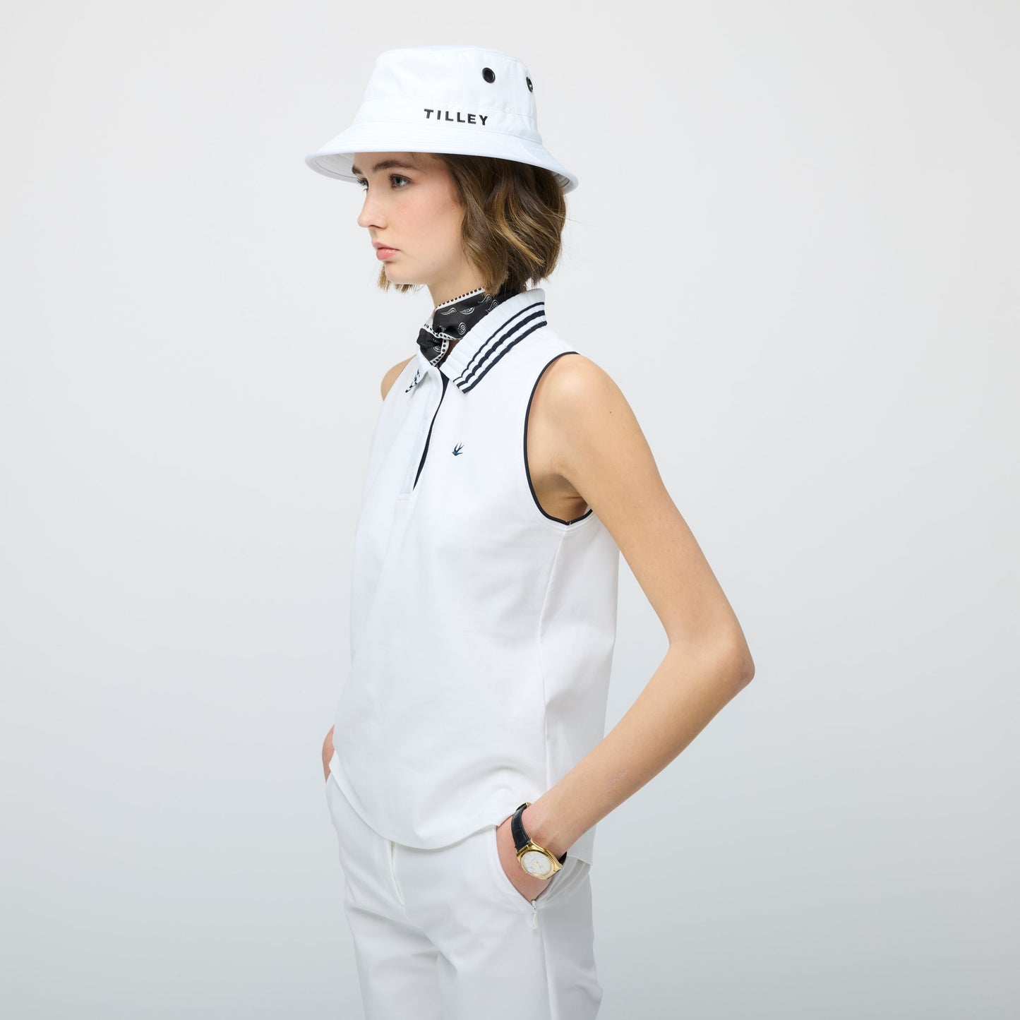 Tilley Supima Pique Sleeveless Polo