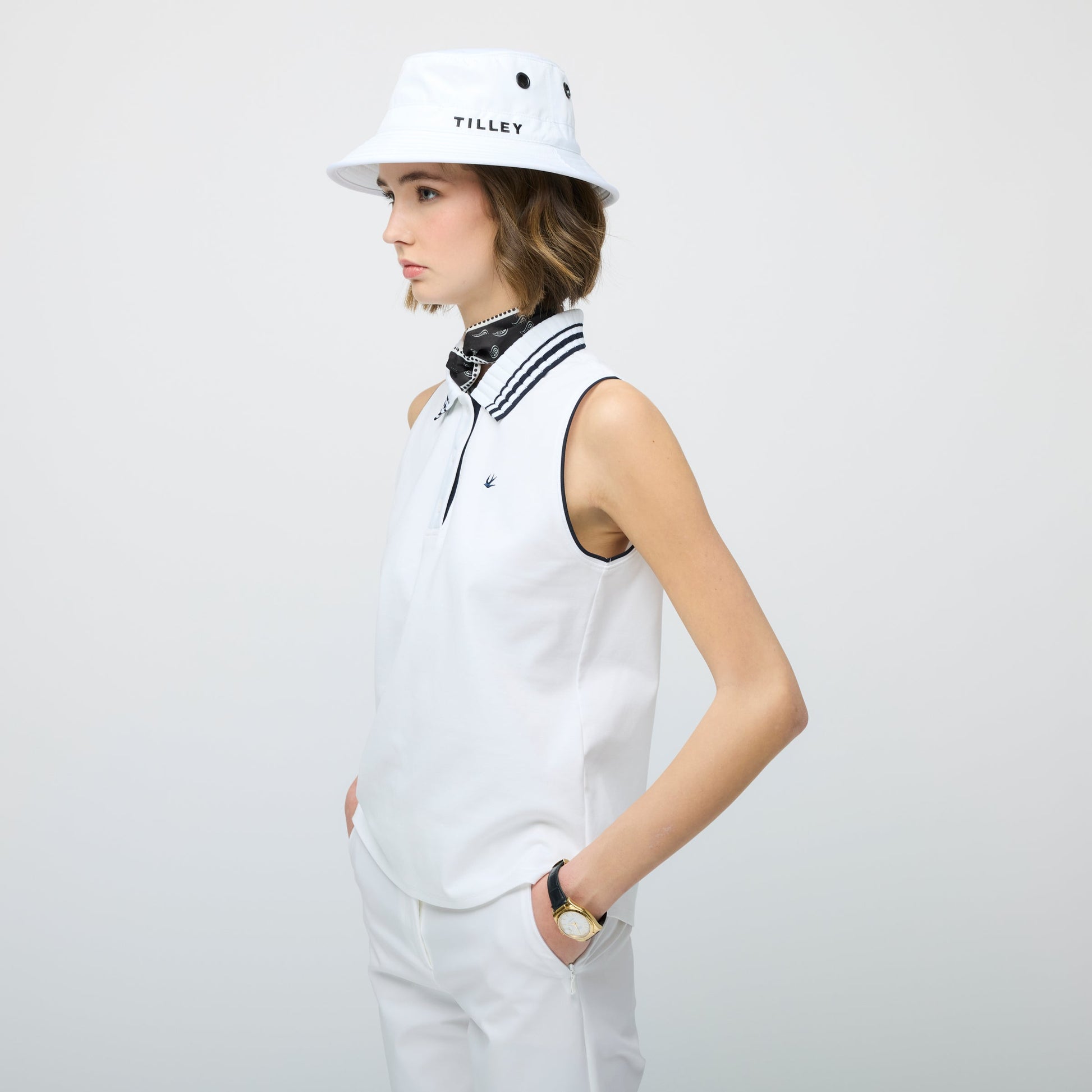 Tilley Supima Pique Sleeveless Polo