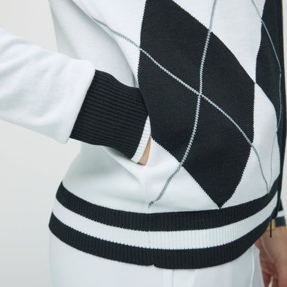 Tilley Argyle Full Zip Sweater