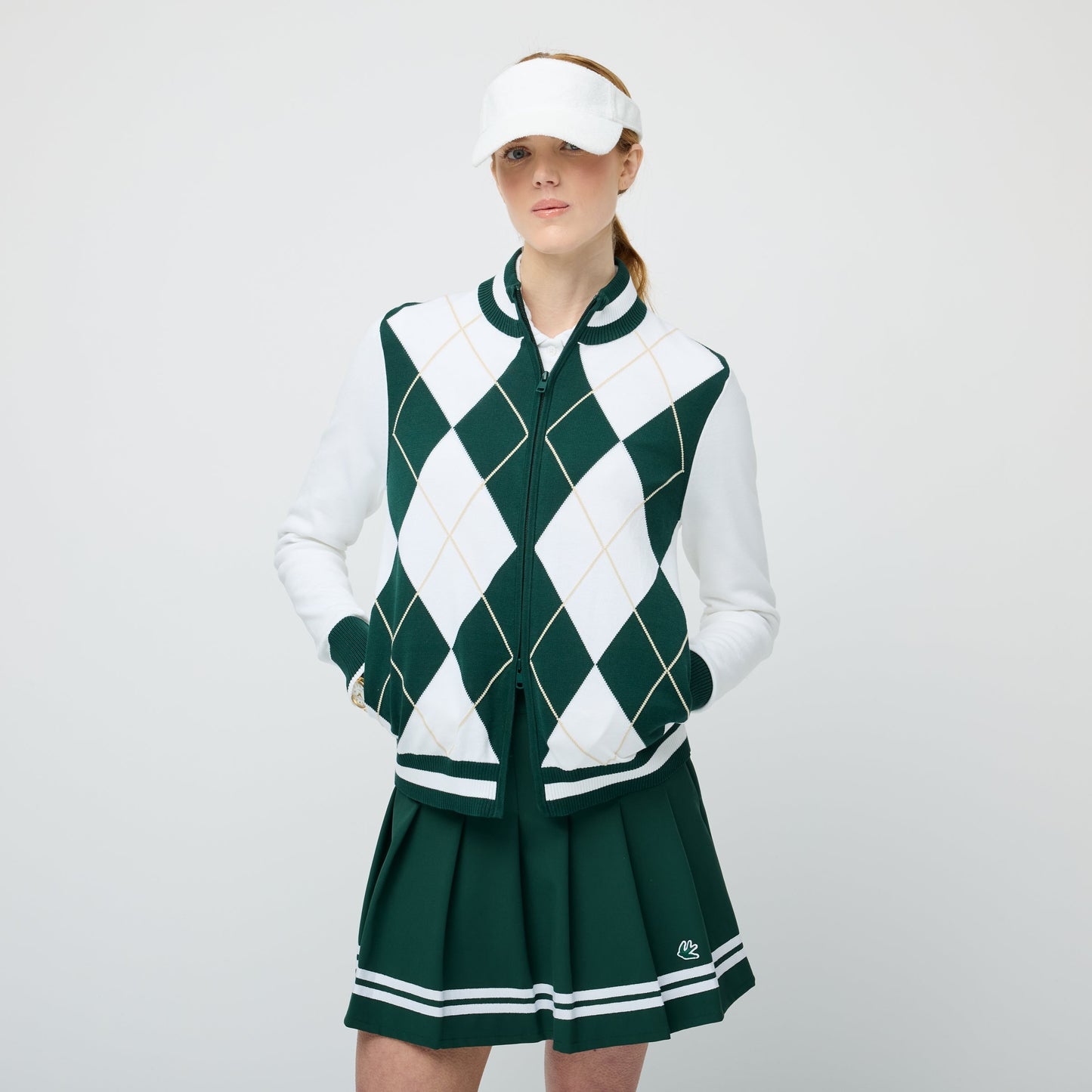Tilley Argyle Full Zip Sweater