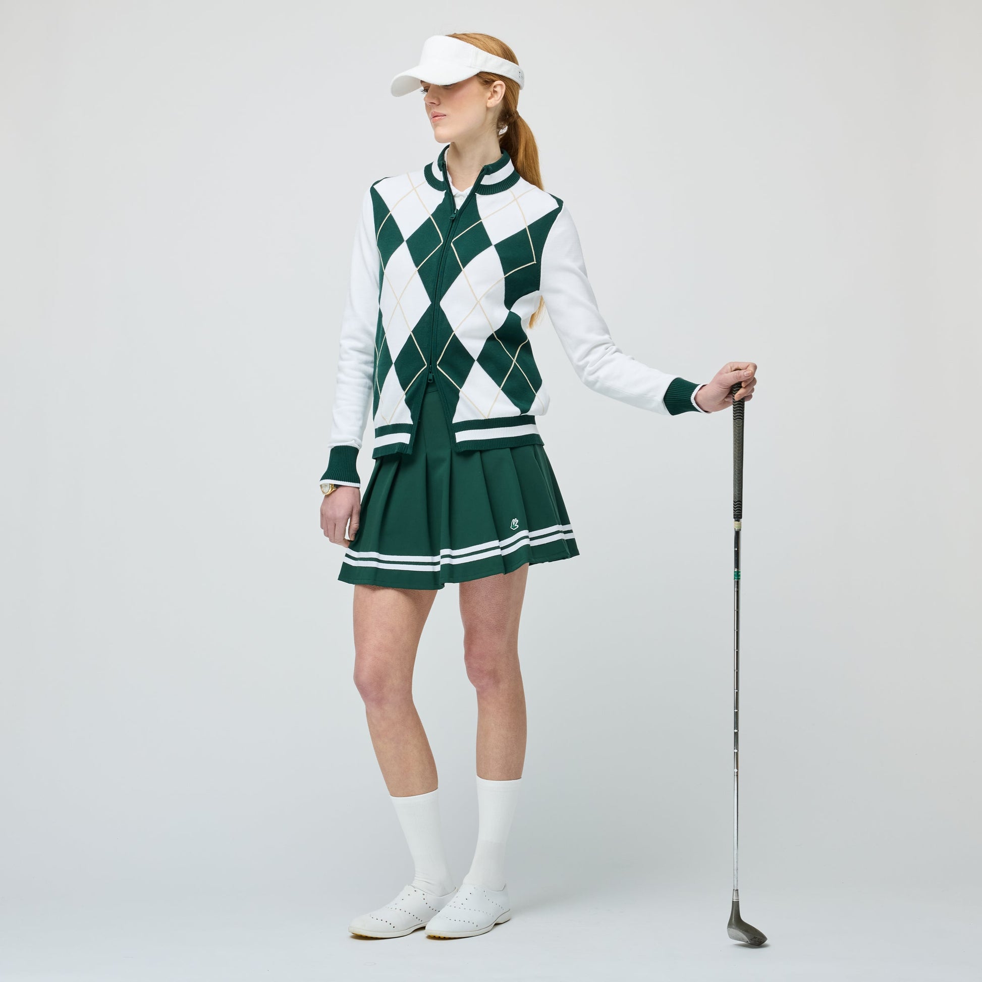 Tilley Argyle Full Zip Sweater