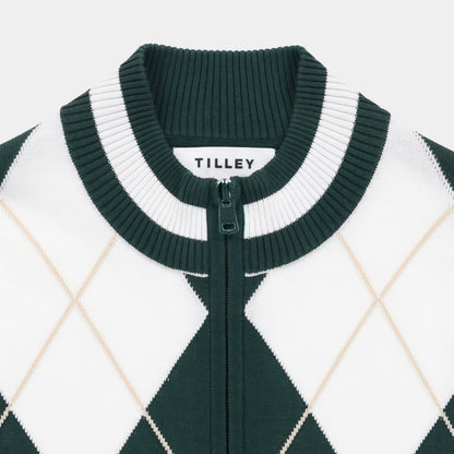 Tilley Argyle Full Zip Sweater