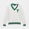 White/Sport Green