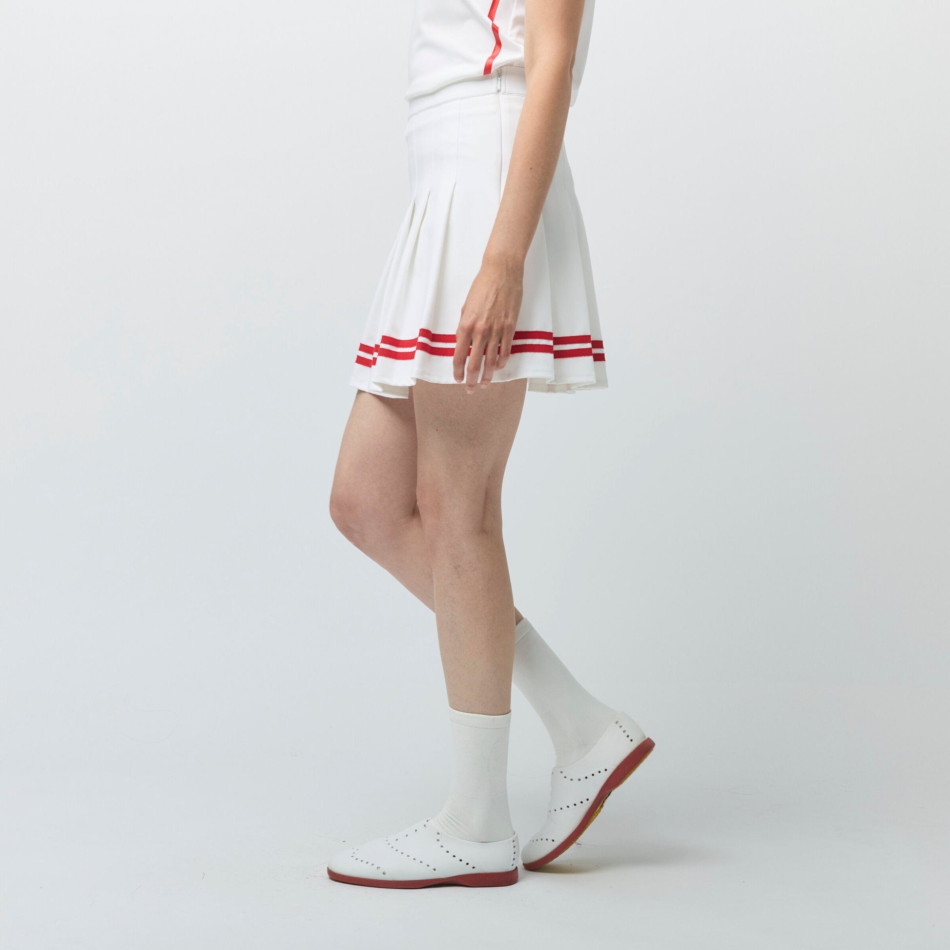 Tilley Ribbon Pleated Skirt