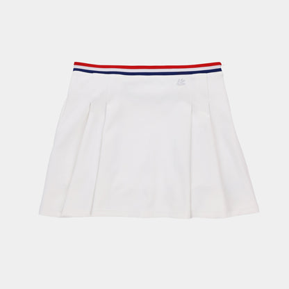 Tilley Striped Airloft Pleated Skirt