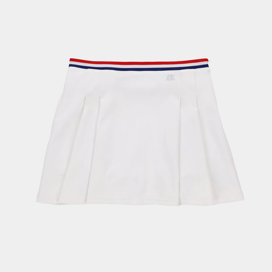 Tilley Striped Airloft Pleated Skirt