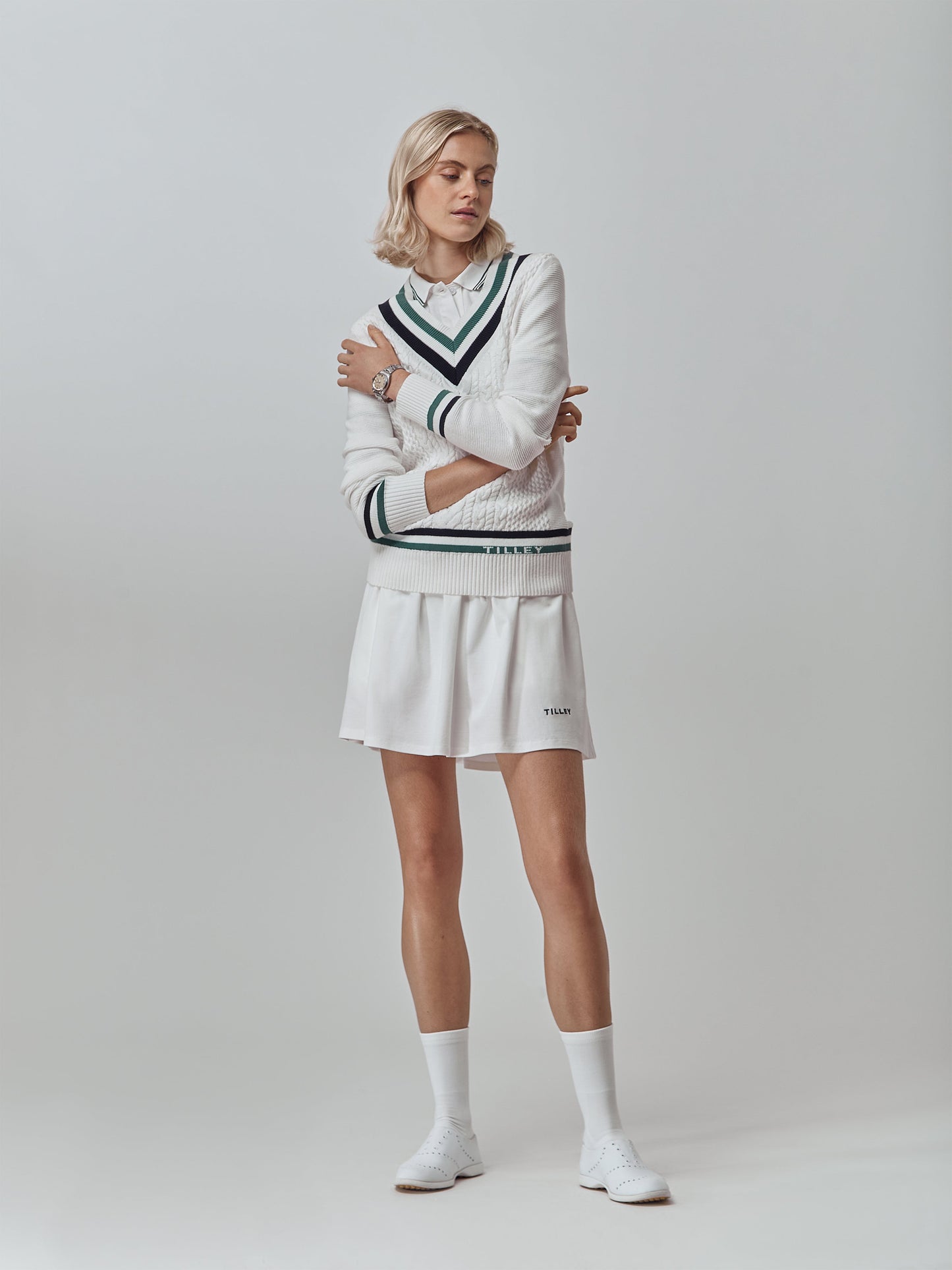 Tilley Preppy Pique Mini Skirt