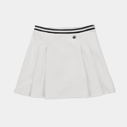 Tilley Striped Airloft Pleated Skirt