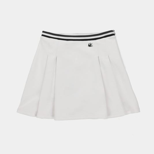 Tilley Striped Airloft Pleated Skirt