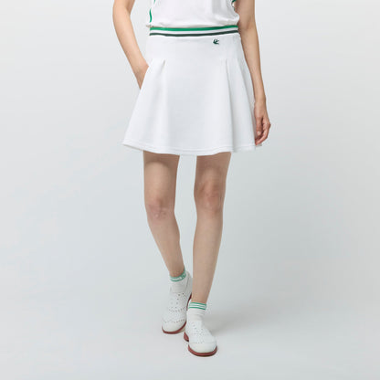 Tilley Striped Airloft Pleated Skirt