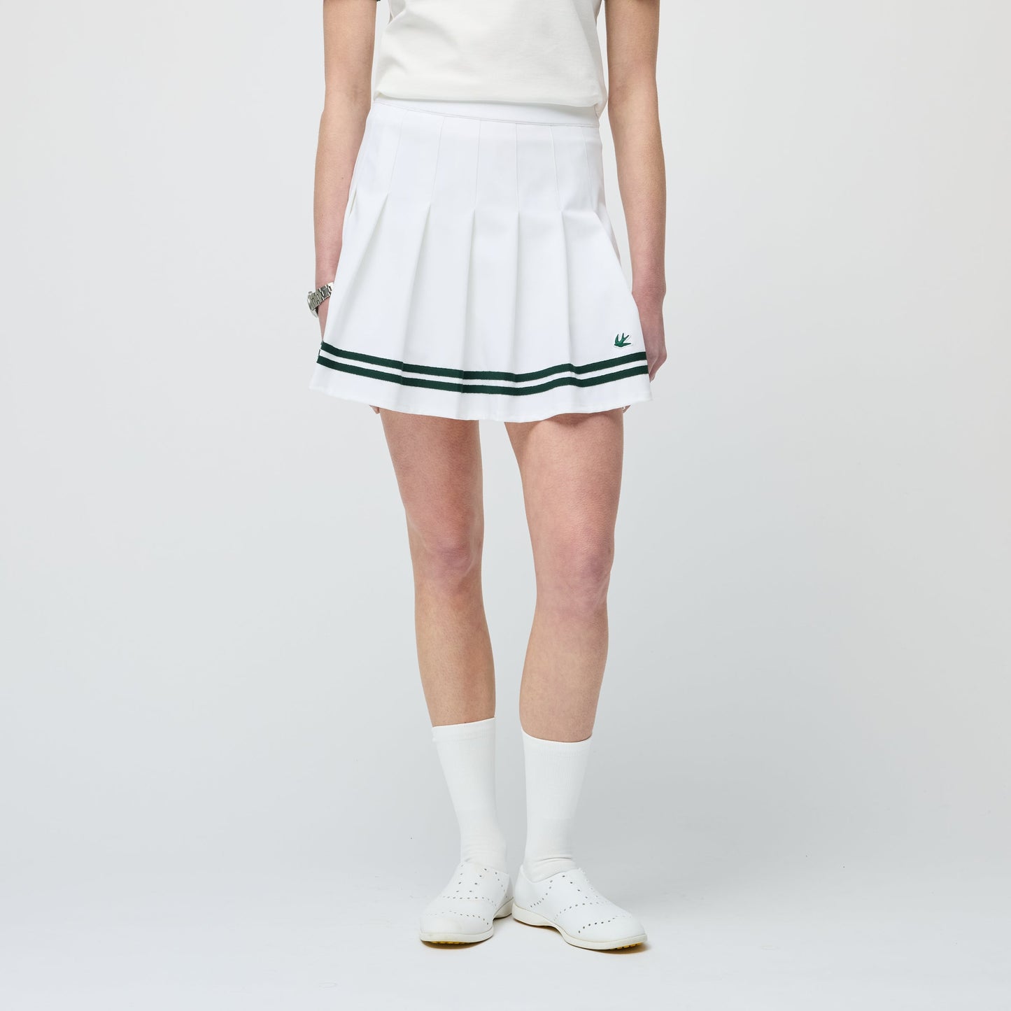 Tilley Ribbon Pleated Skirt