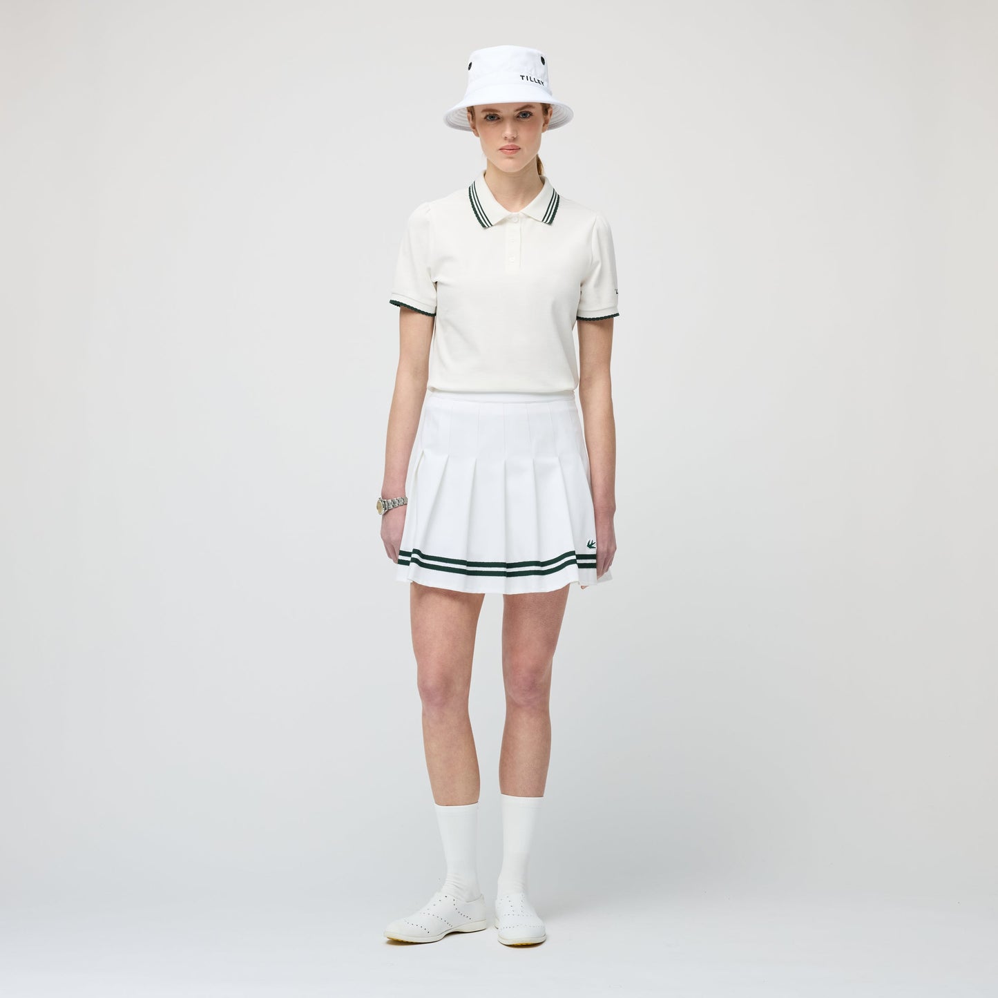 Tilley Ribbon Pleated Skirt