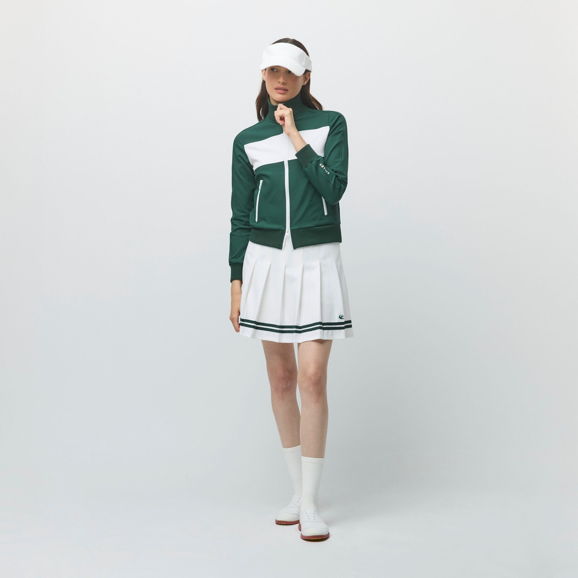 Tilley Ribbon Pleated Skirt