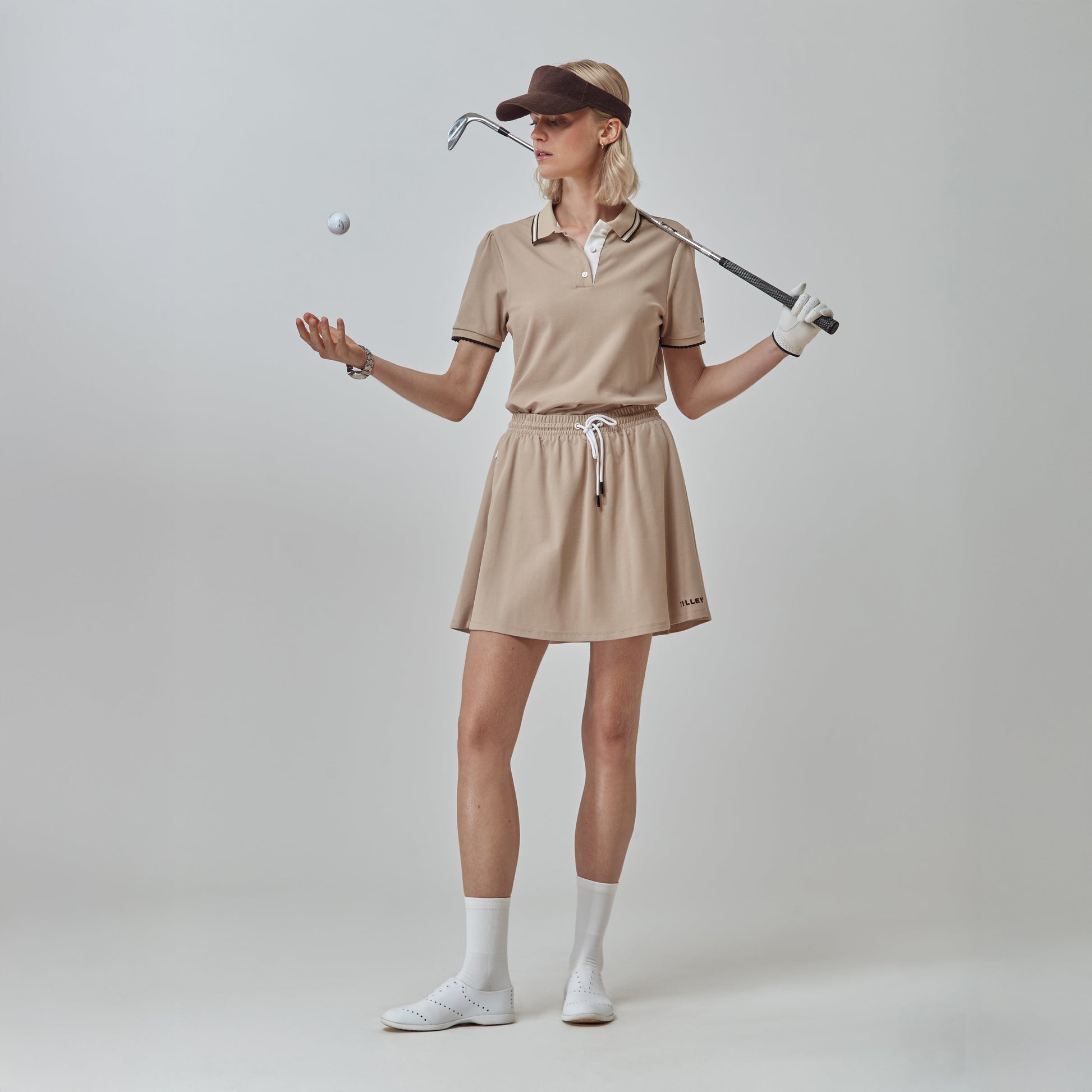Tilley Preppy Pique Mini Skirt