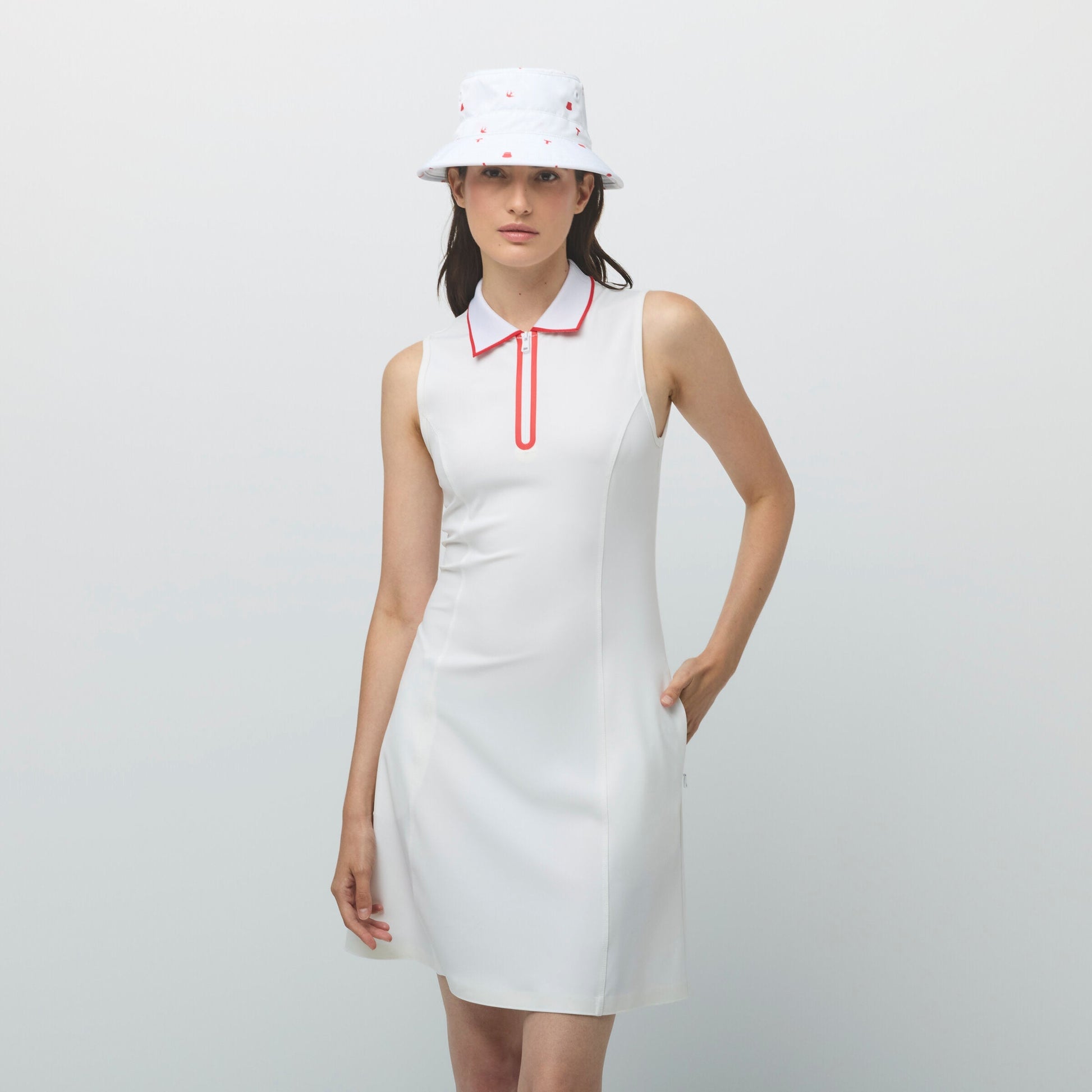 Tilley Quarter Zip Polo Dress