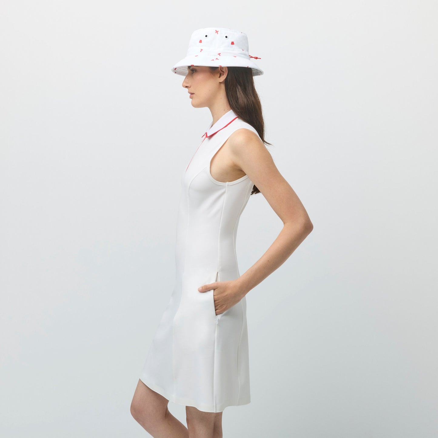 Tilley Quarter Zip Polo Dress