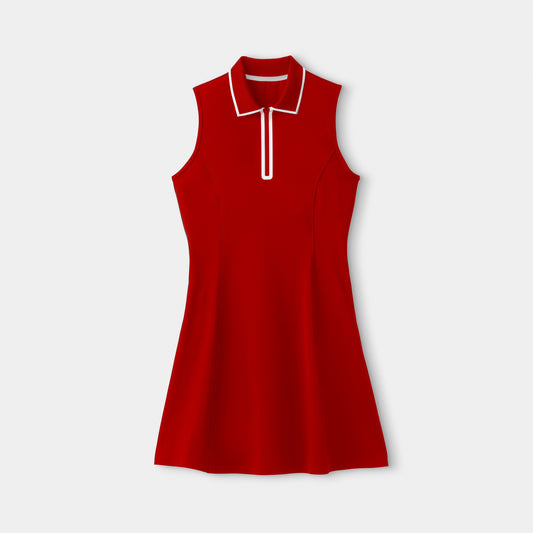 Tilley Quarter Zip Polo Dress