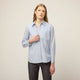 White/Blue Stripe