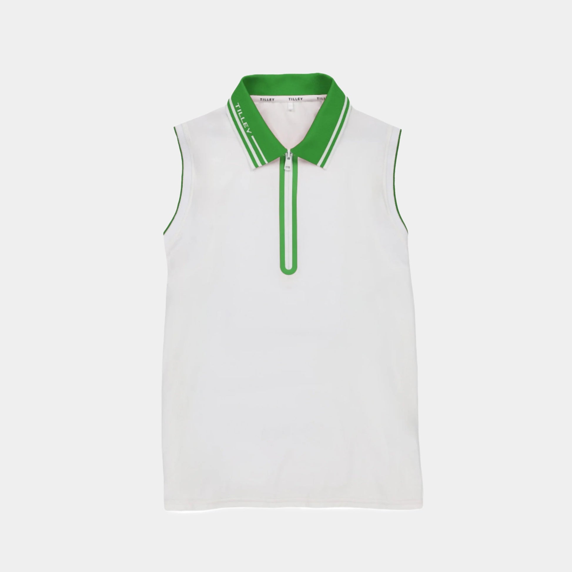Tilley Tech Jersey Sleeveless Zip Polo