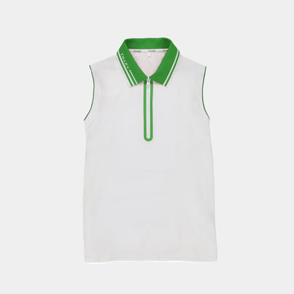 Tilley Tech Jersey Sleeveless Zip Polo