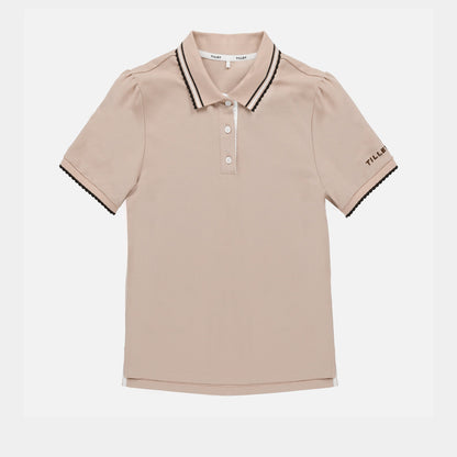 Tilley Preppy Pique Puff Sleeve Polo