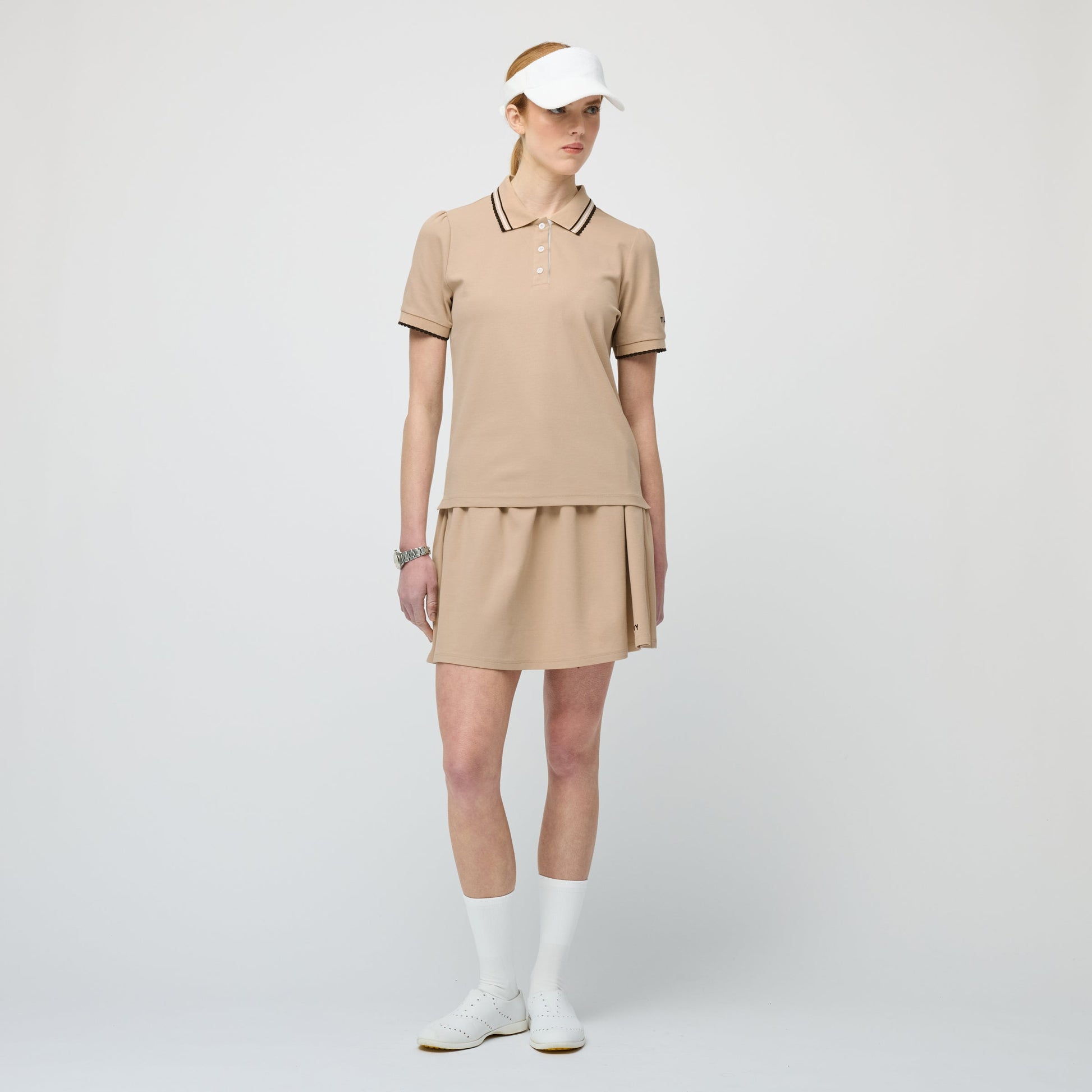 Tilley Preppy Pique Puff Sleeve Polo