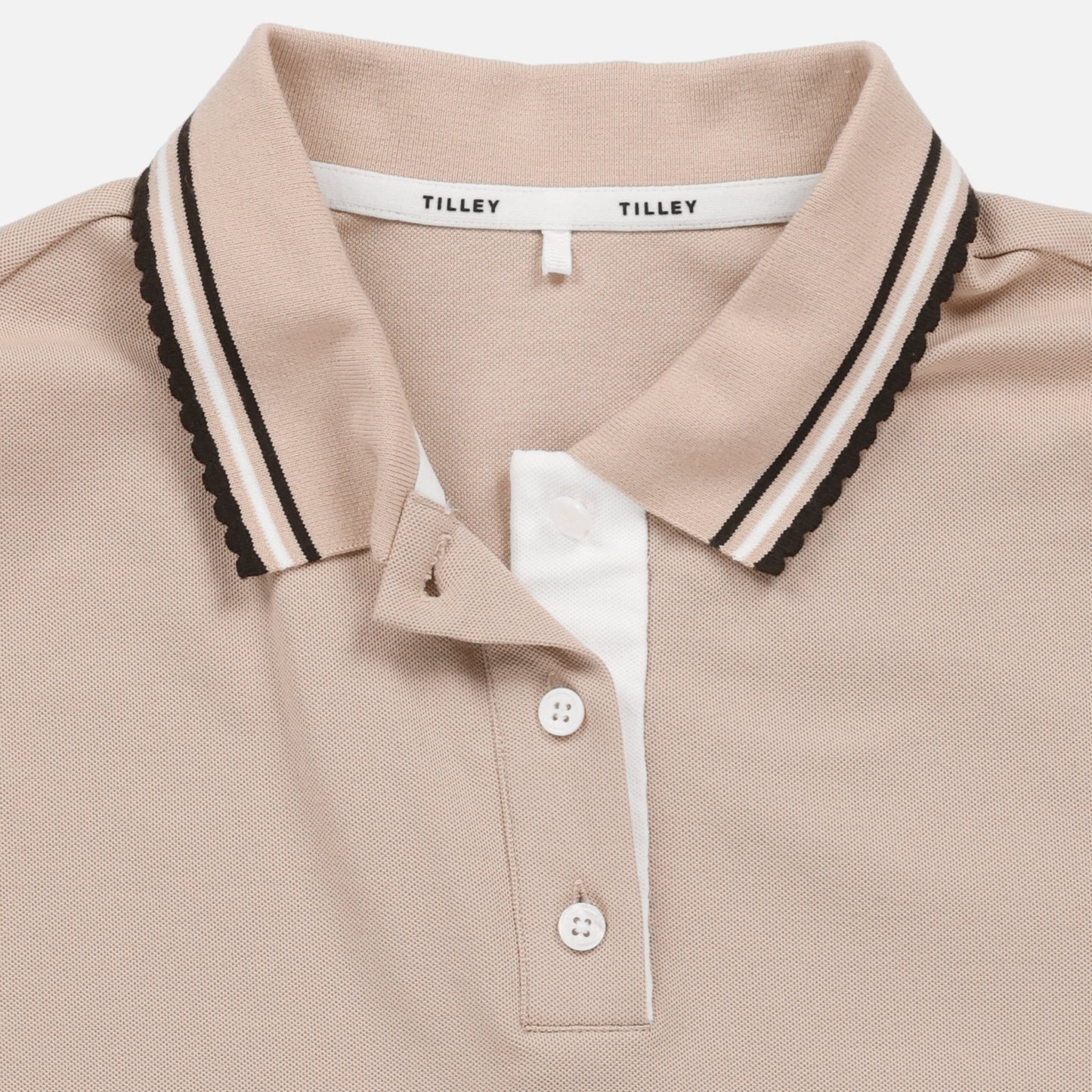 Tilley Preppy Pique Puff Sleeve Polo